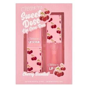 Beauty Creations New Cherry Sweet Dose Lip Care Duo - Lip Scrub & Lip Oil